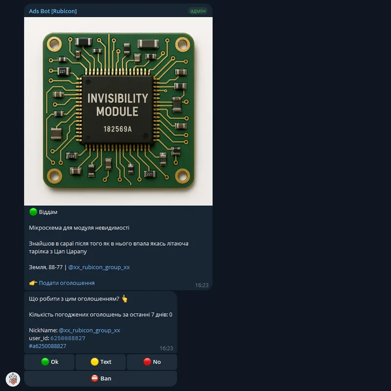 Система модерації контенту в Telegram