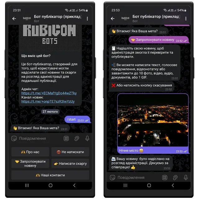 Bot do moderacji ogłoszeń w społeczności Telegram
